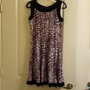 Lily sleeveless fit and flare dress
